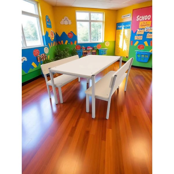 Refeitorio com banco formicado com escosto 02 